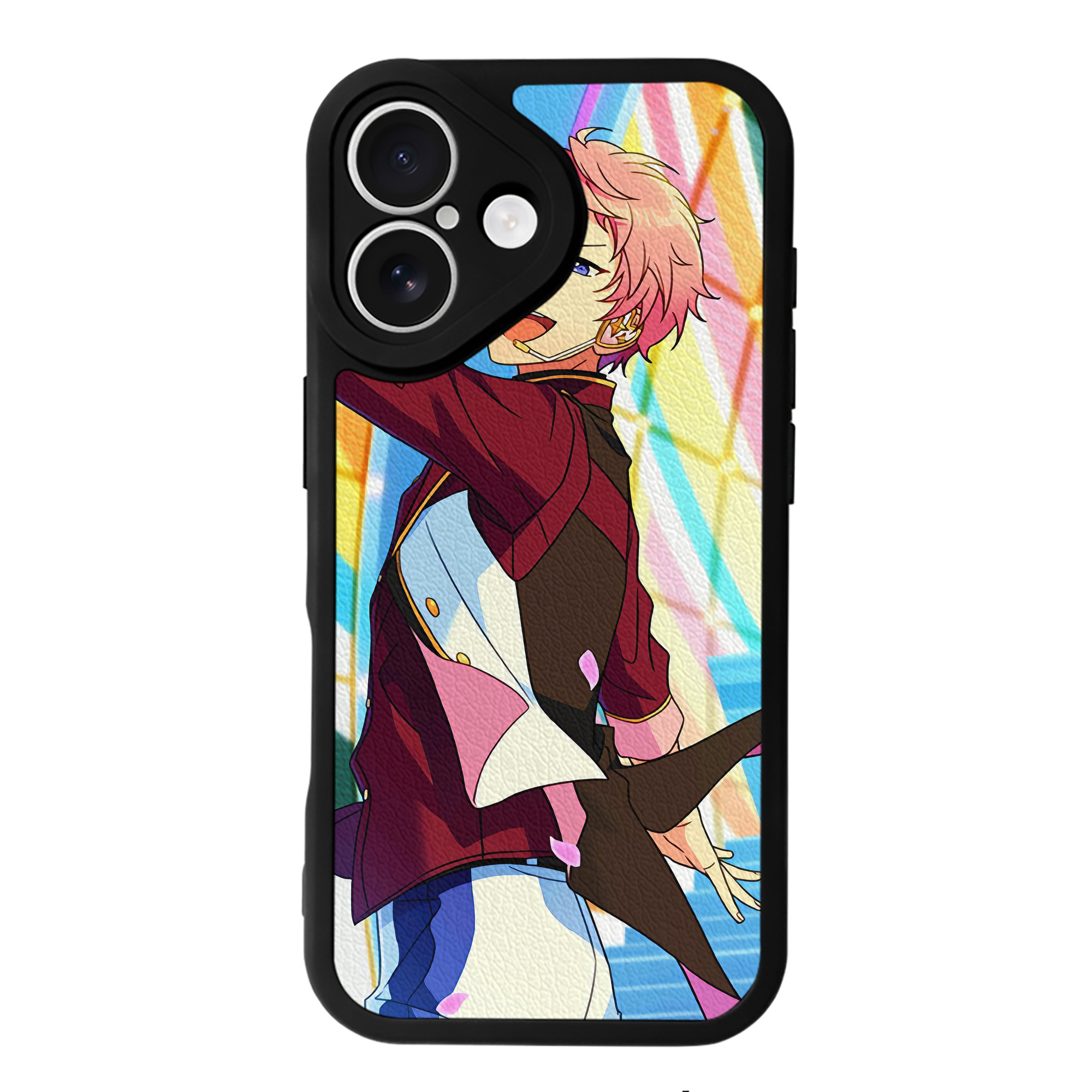 （画像用） あんさんぶるスターズ! Ensemble Stars 【iPhone 16シリーズ対応】シリコンスマホケース（レザー調） 材質：シリコン